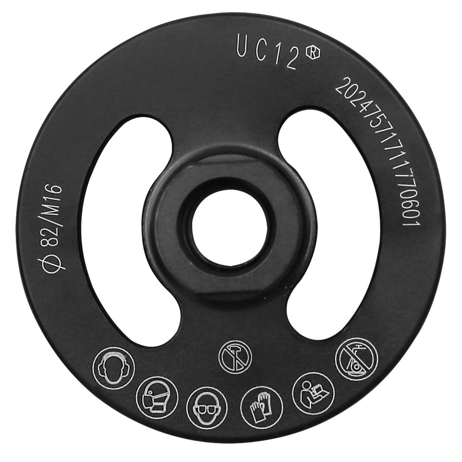 Dia-Krone "Number One" mit Absaugschlitz 8/82 M16