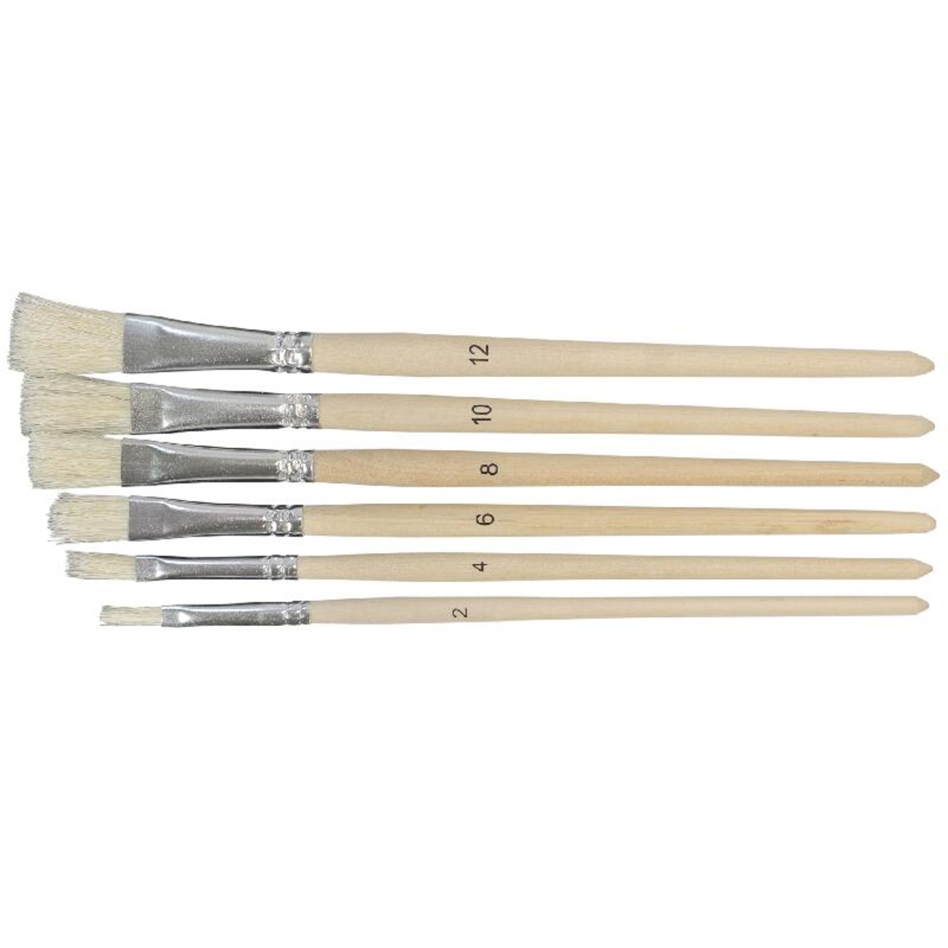 STRICHZIEHER-/GUSSOWPINSEL-SET 6 TEILIG 108.09