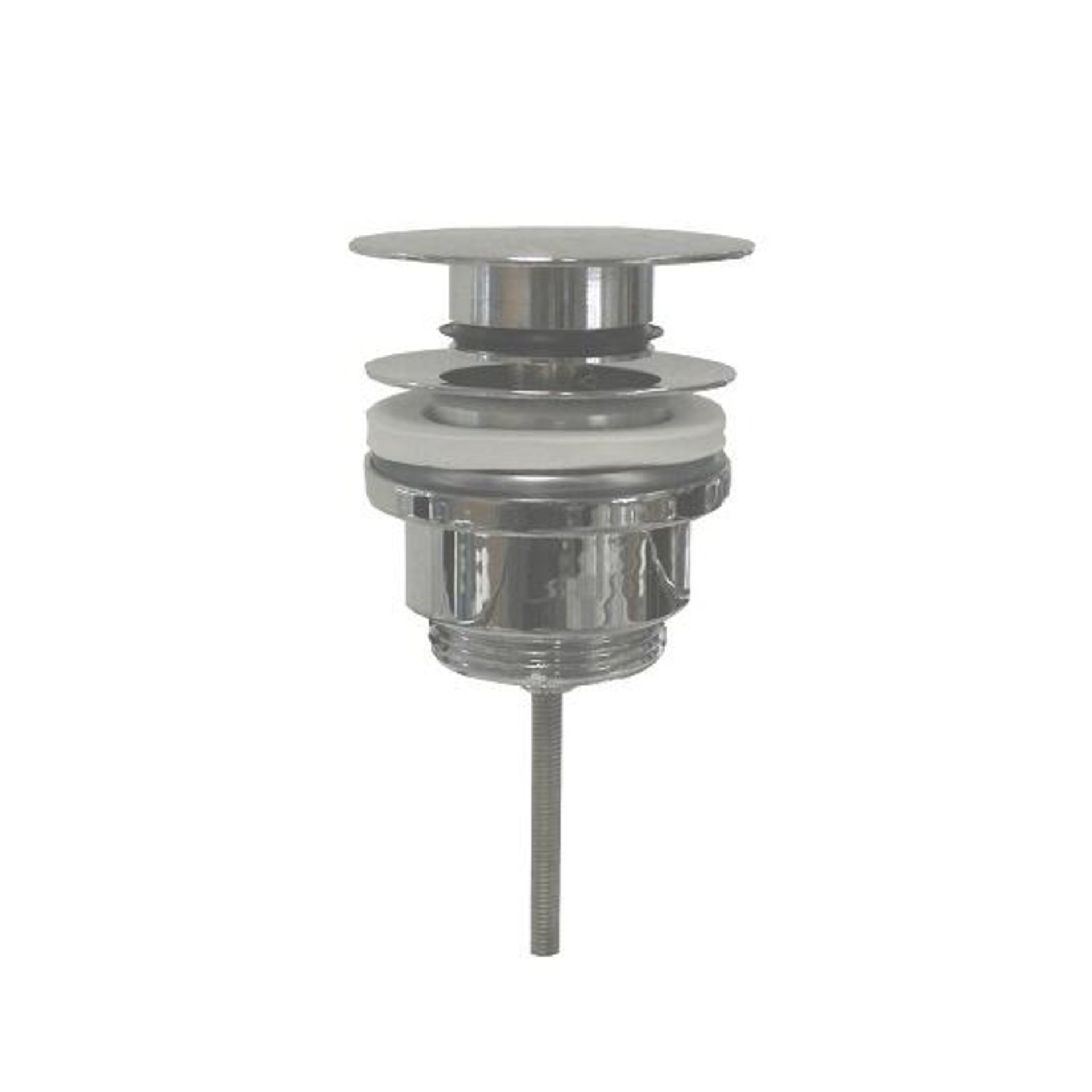 Design-Unischaftventil "Flat", Push-up A007100