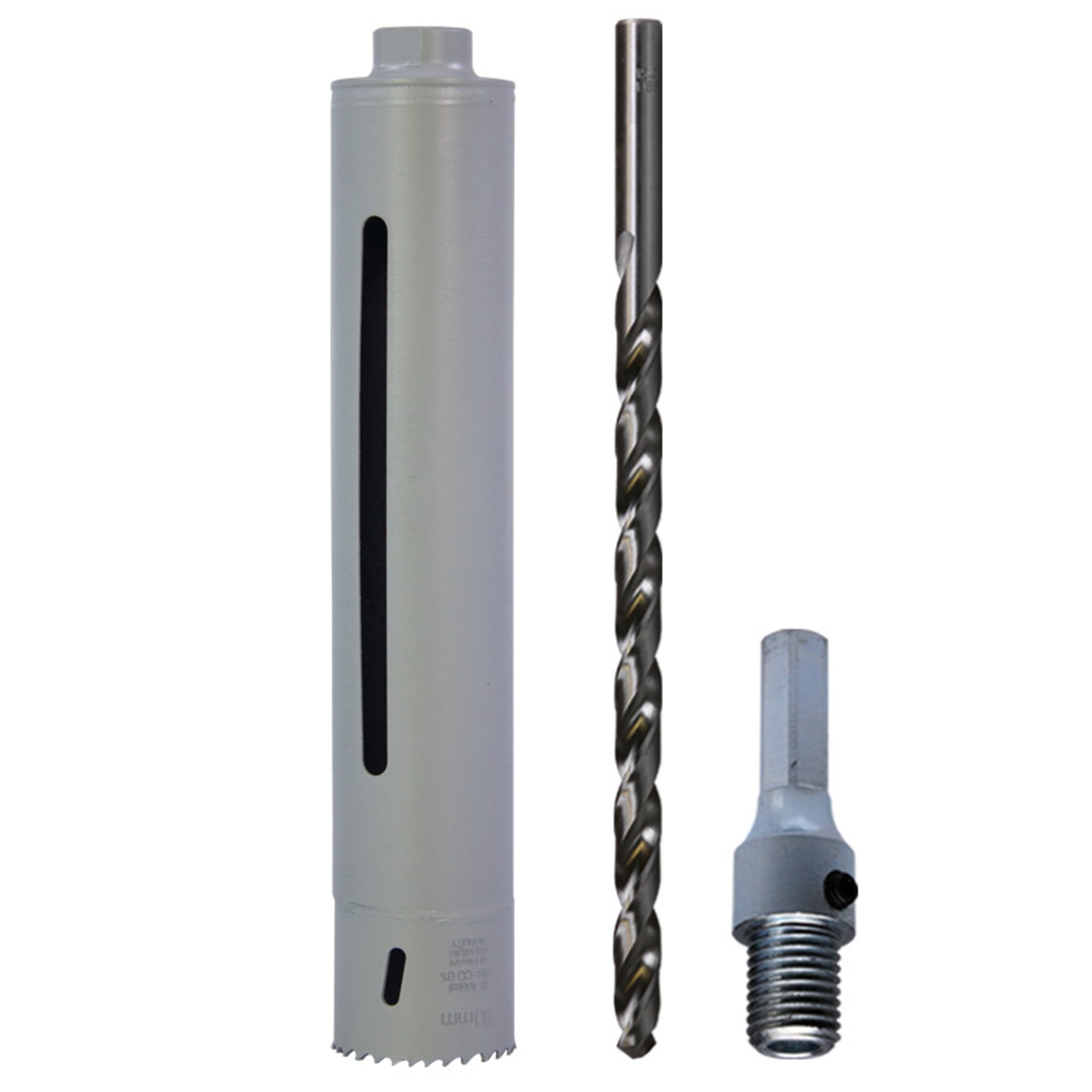 Lochsägenset für Abstandshalter M16 Anschluß; drm. 50 mm; Länge 100 mm