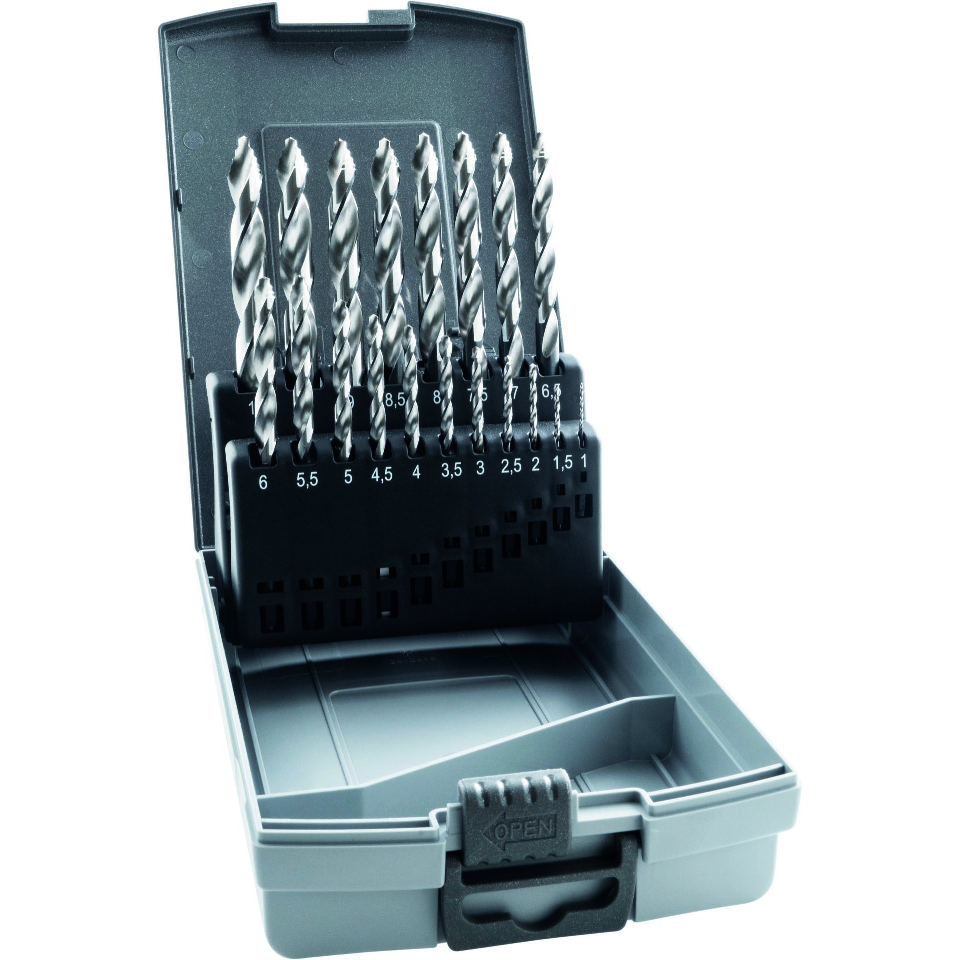 HSS Spiralbohrer-Satz STAIRWAY DIN 338 1 - 10 mm 19-teilig