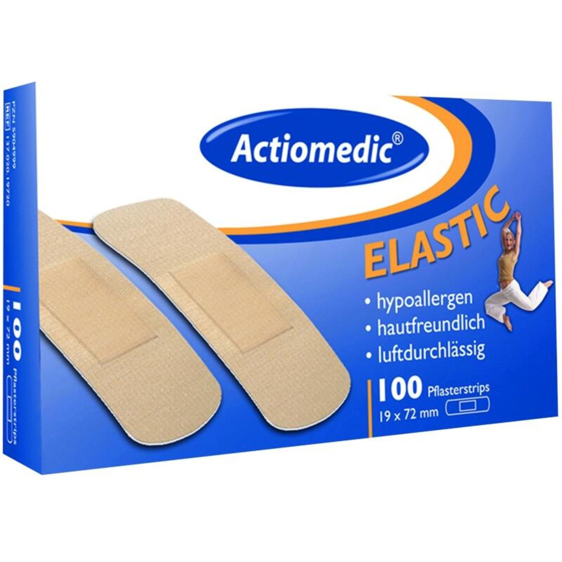 Pflasterstrips Actiomedic 100 Stück 290.52