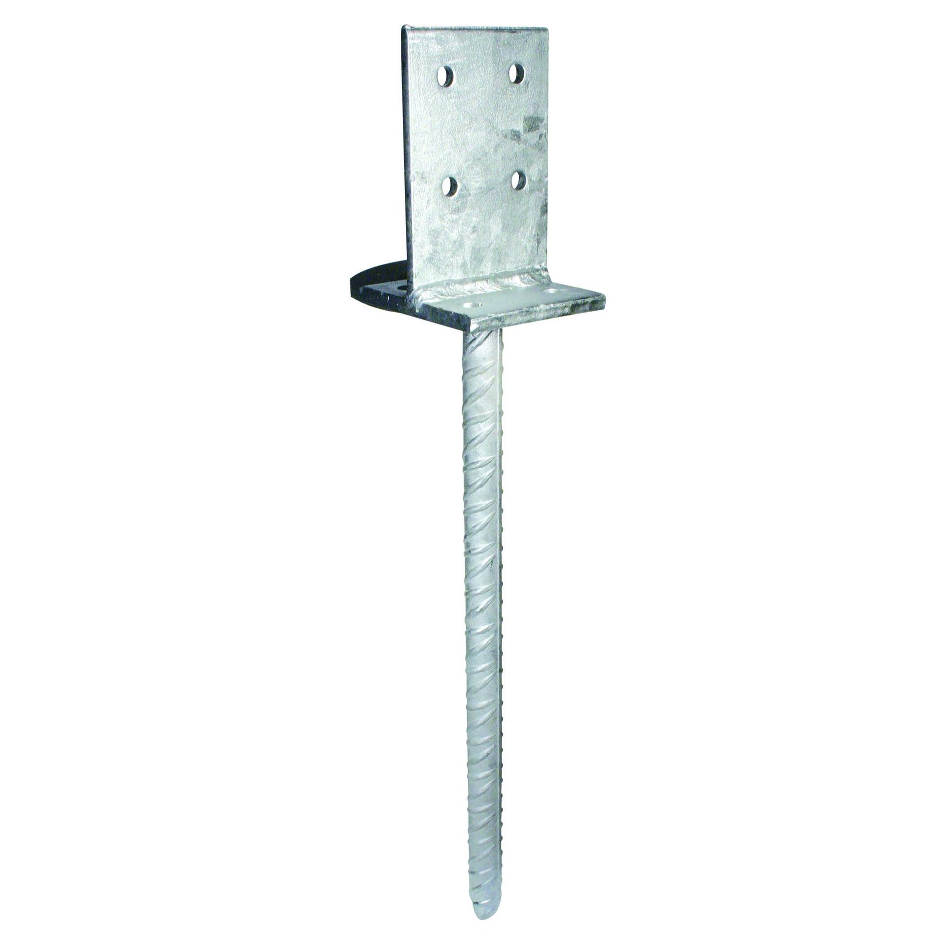 Pfostenträger mit Platte 90x80x120x6/8 mm 400 mm Dol