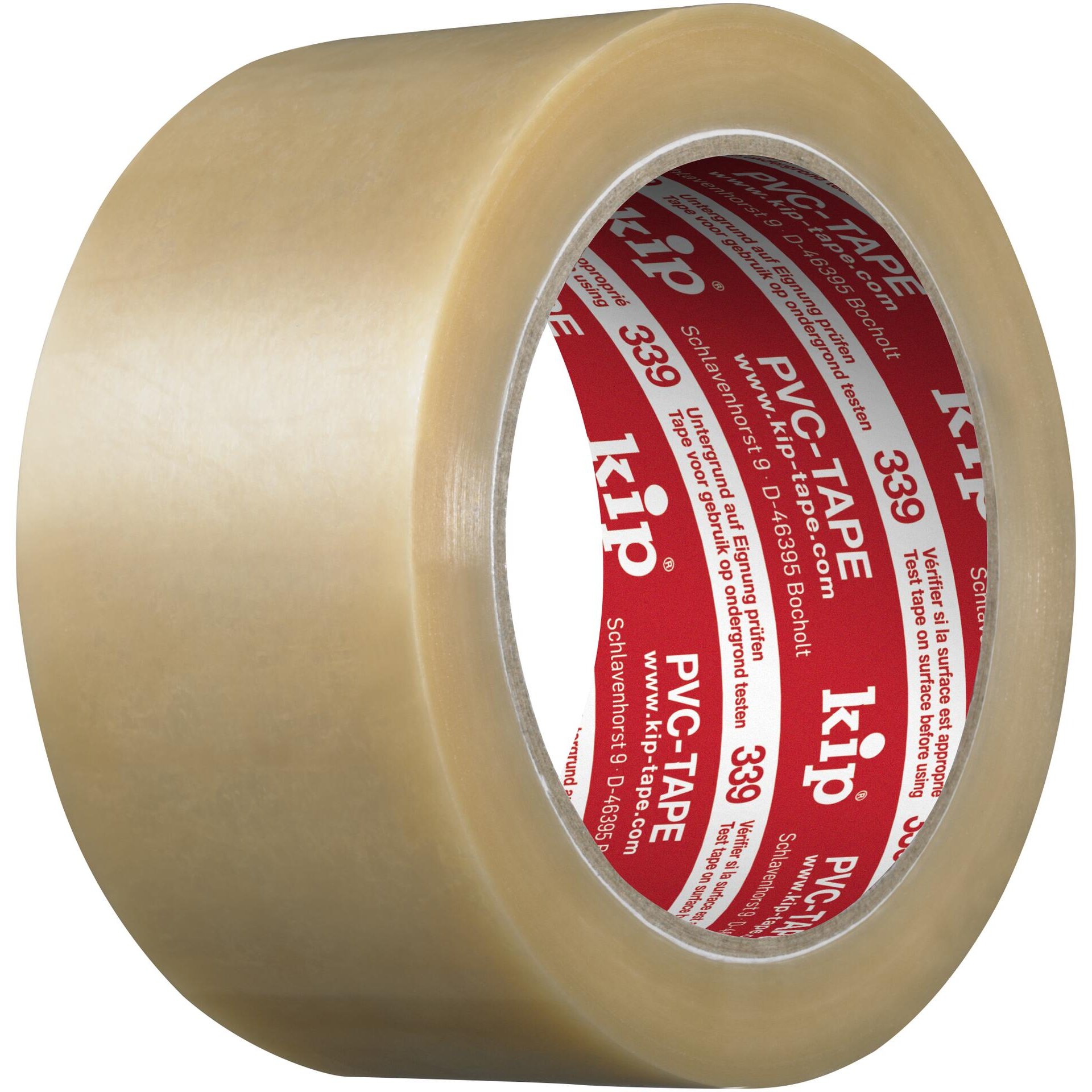 339 Kip Packband – Standard-Qualität, PVC braun, 3 50mm x 66m