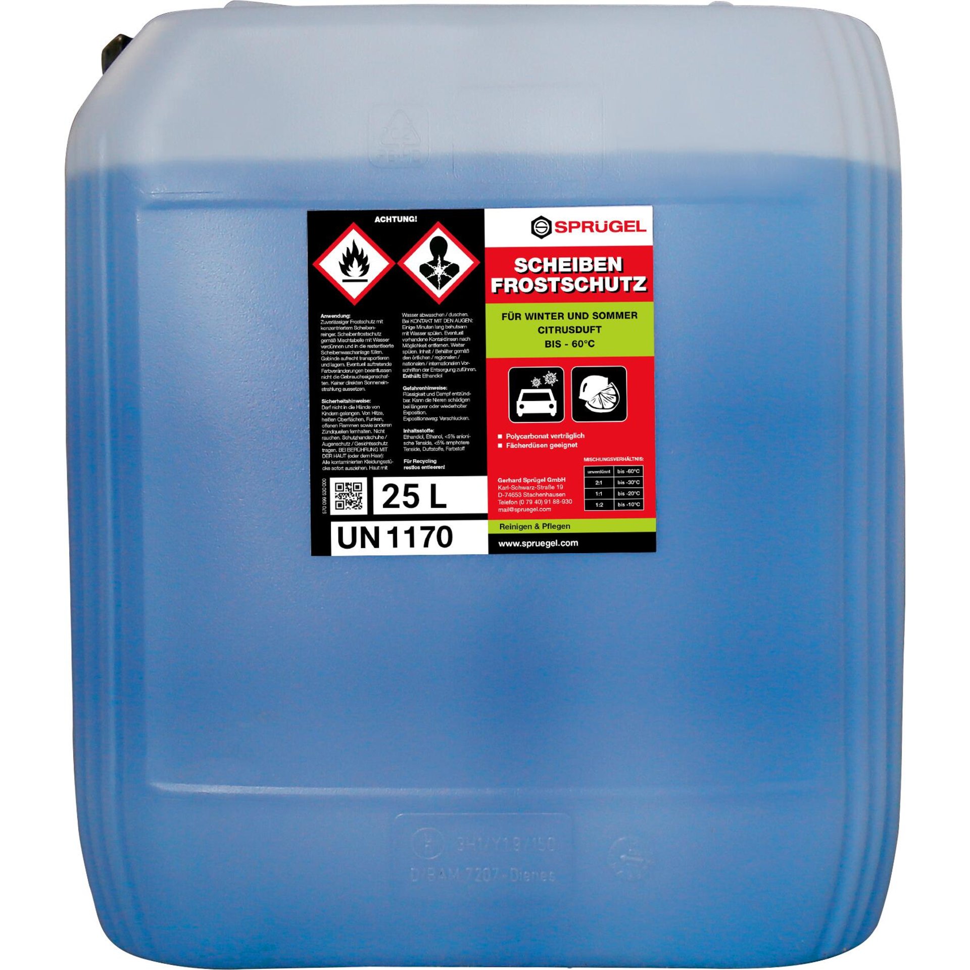 SP Scheibenklar mit Frostschutz Konzentrat 25 Ltr. /St.