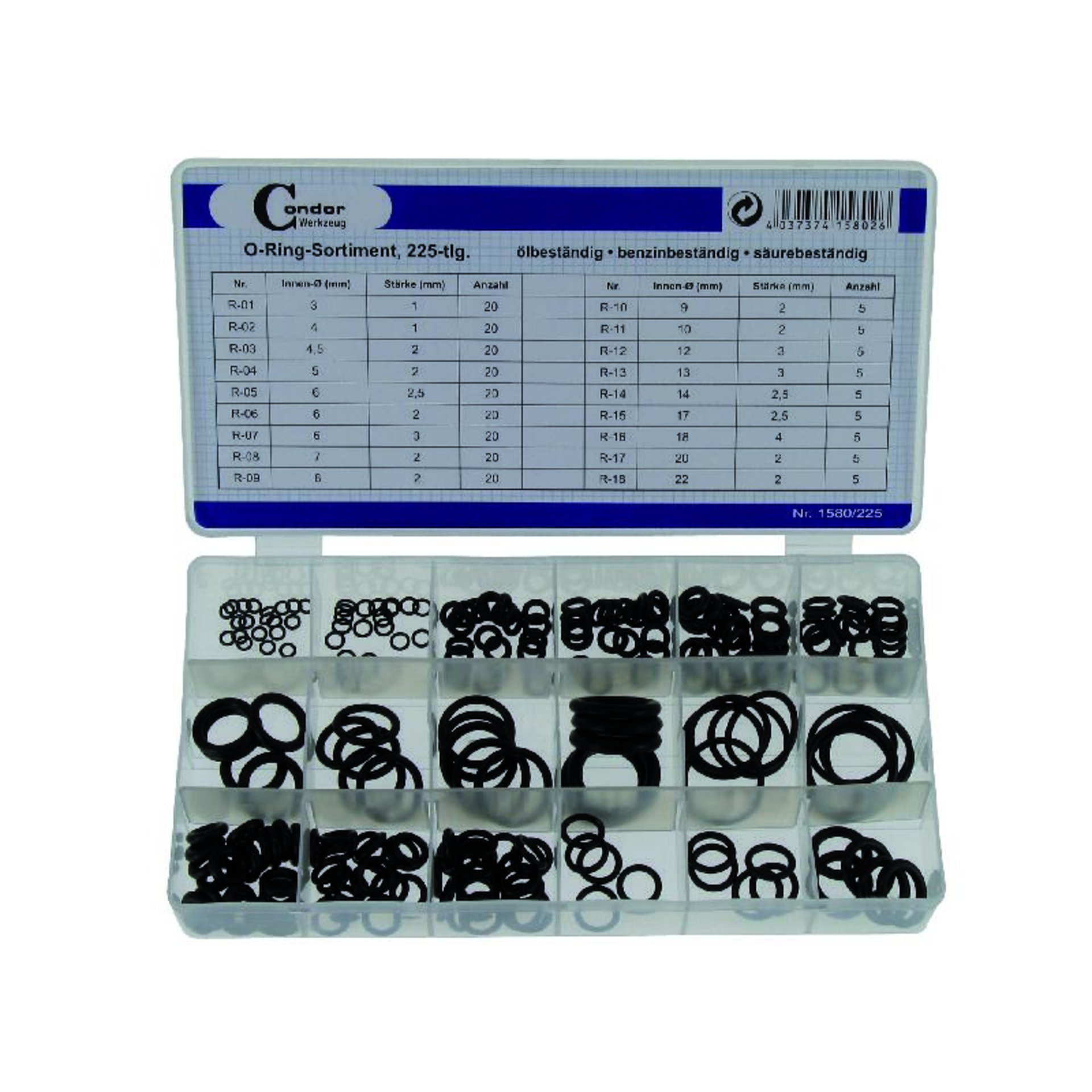 O-Ring-Sortiment 01.225