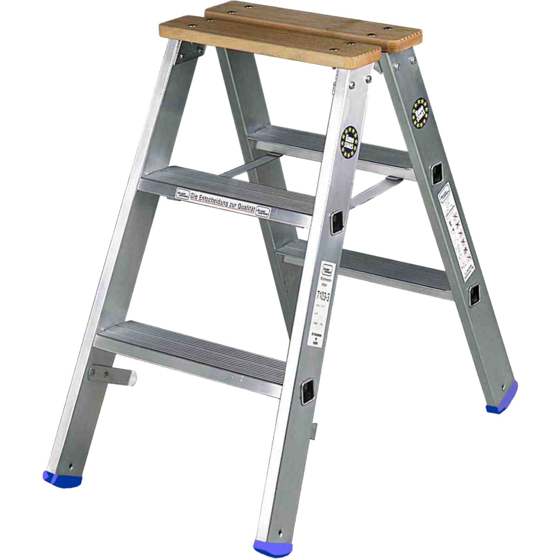 Stufenstehleiter Eurostars 2 x 3 Sprossen