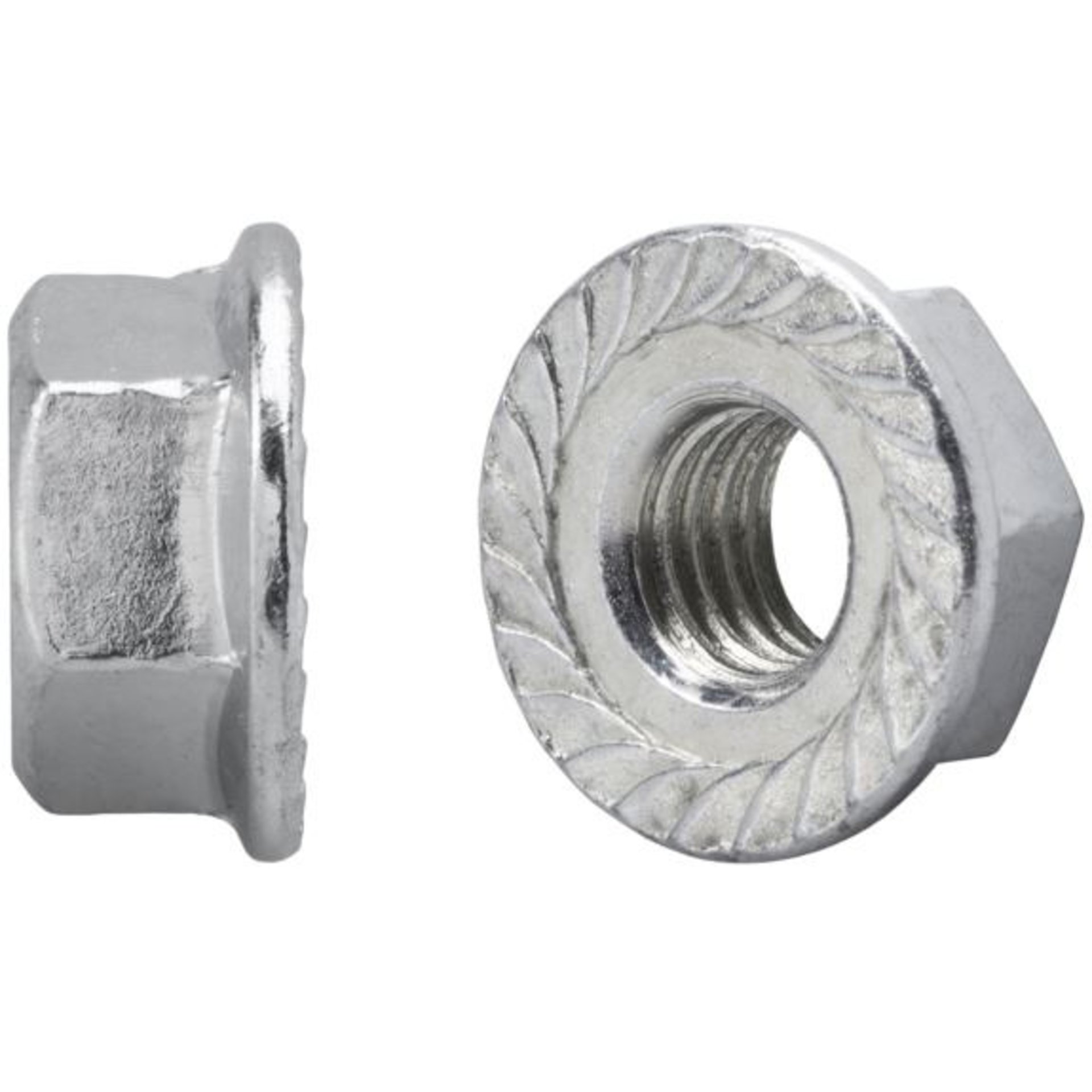 Sperrzahn-Mutter verz., ähnlich DIN 6923 M 5