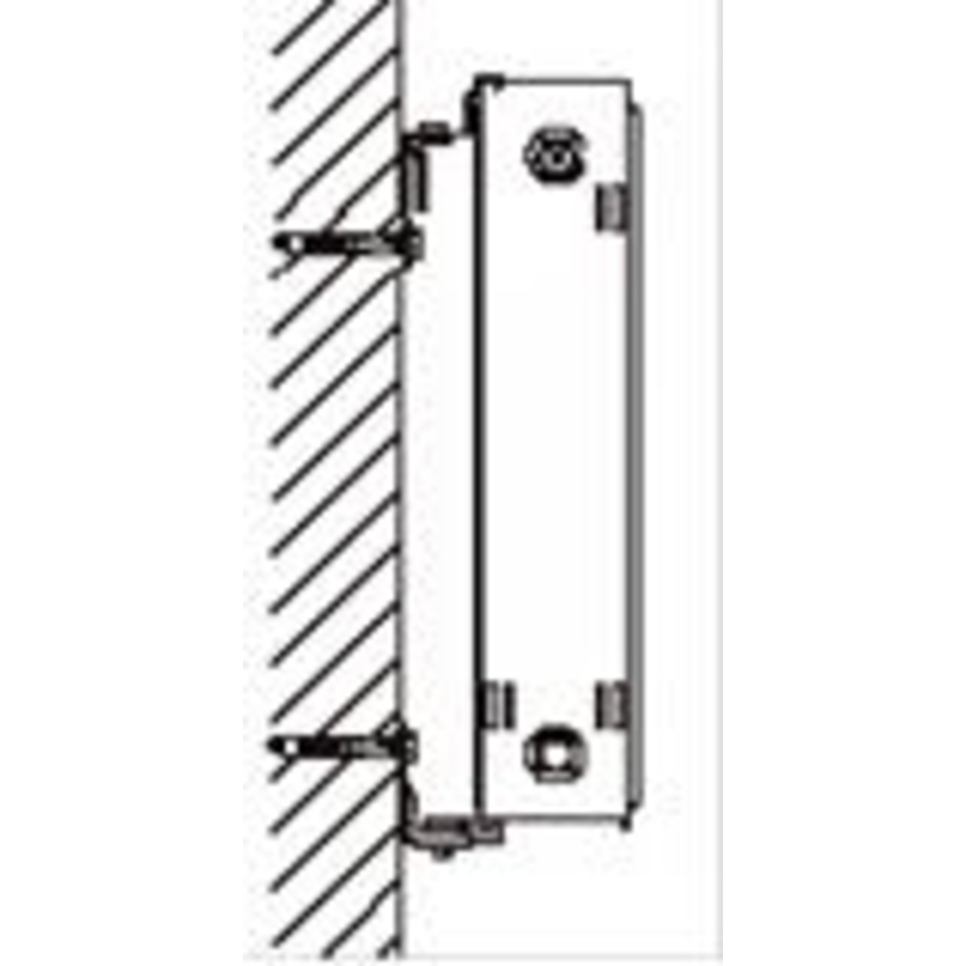 UNI-Konsolensets Heizkörp. ohne Halt. (Halt 6,5)