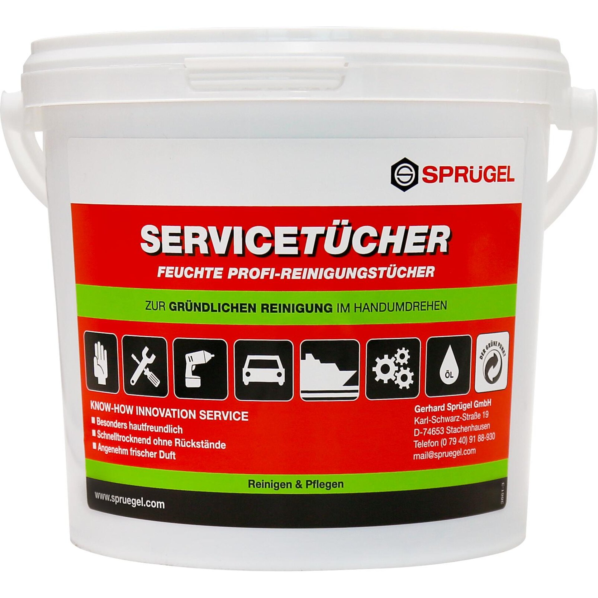 Profi-Feuchttücher 25 x 25 cm 72 Tücher /Eimer