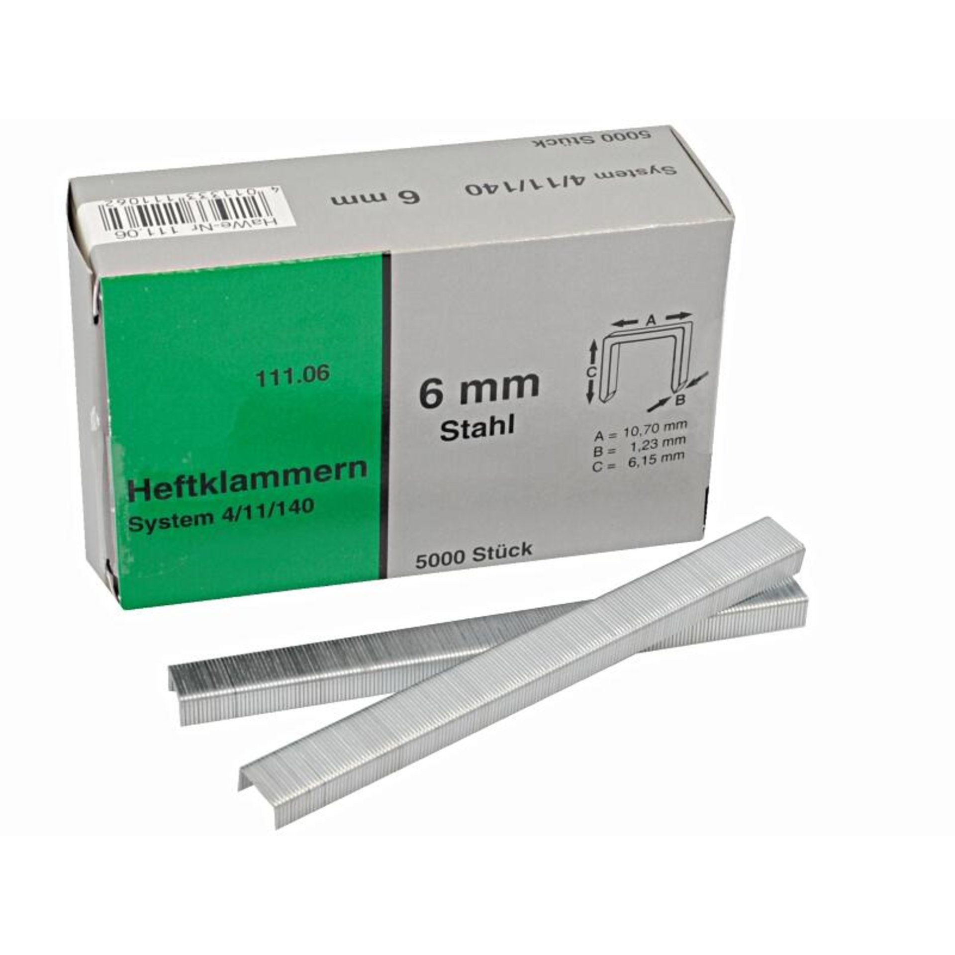 KLAMMERN F. RAPID 11 + 54 6 MM 111.06