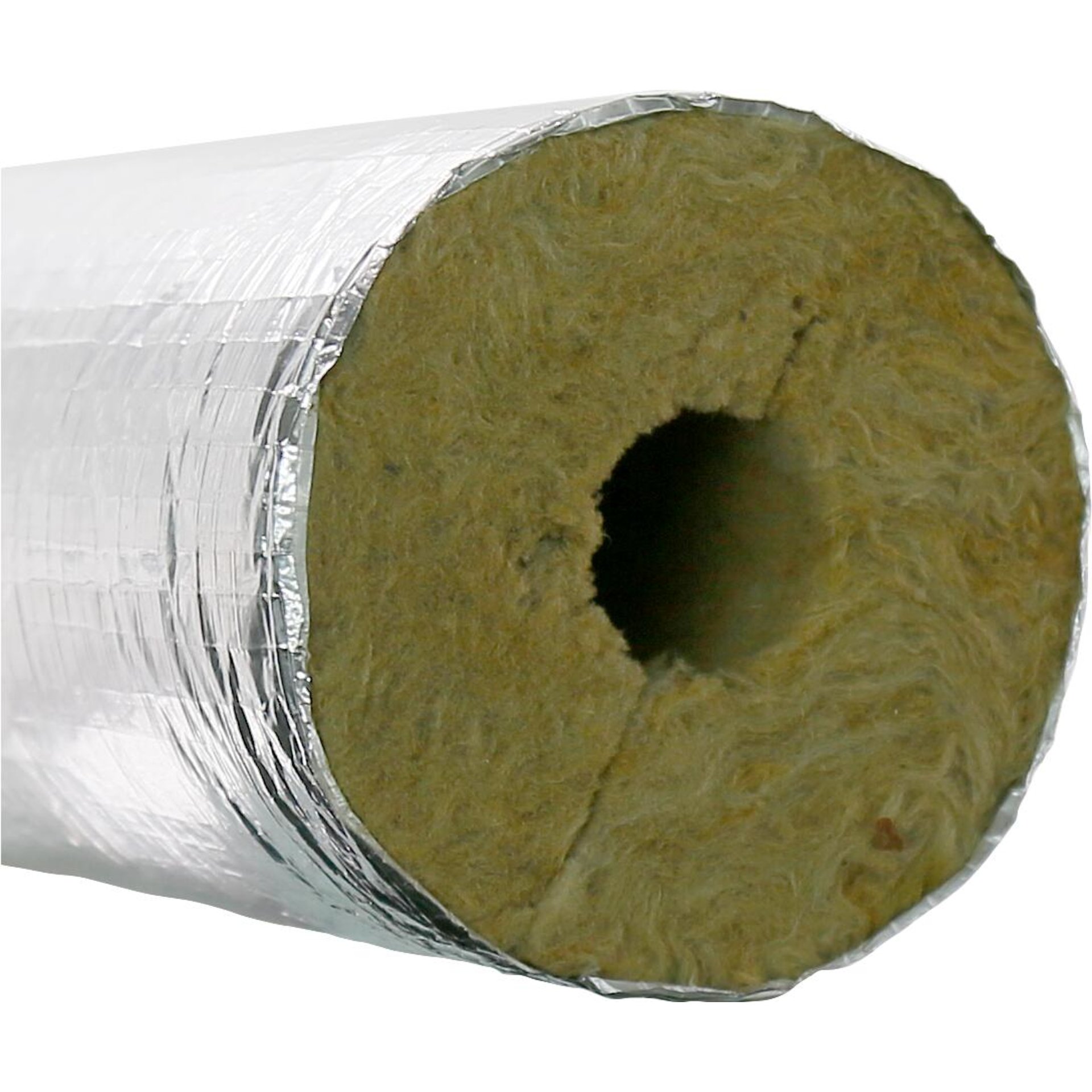 Steinwoll-Rohrschale Alu 35 x 20 mm