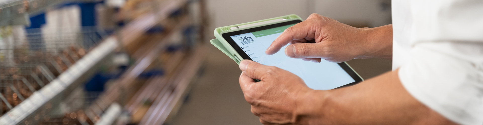 Bestellung von Ware mit der Orkan-Software