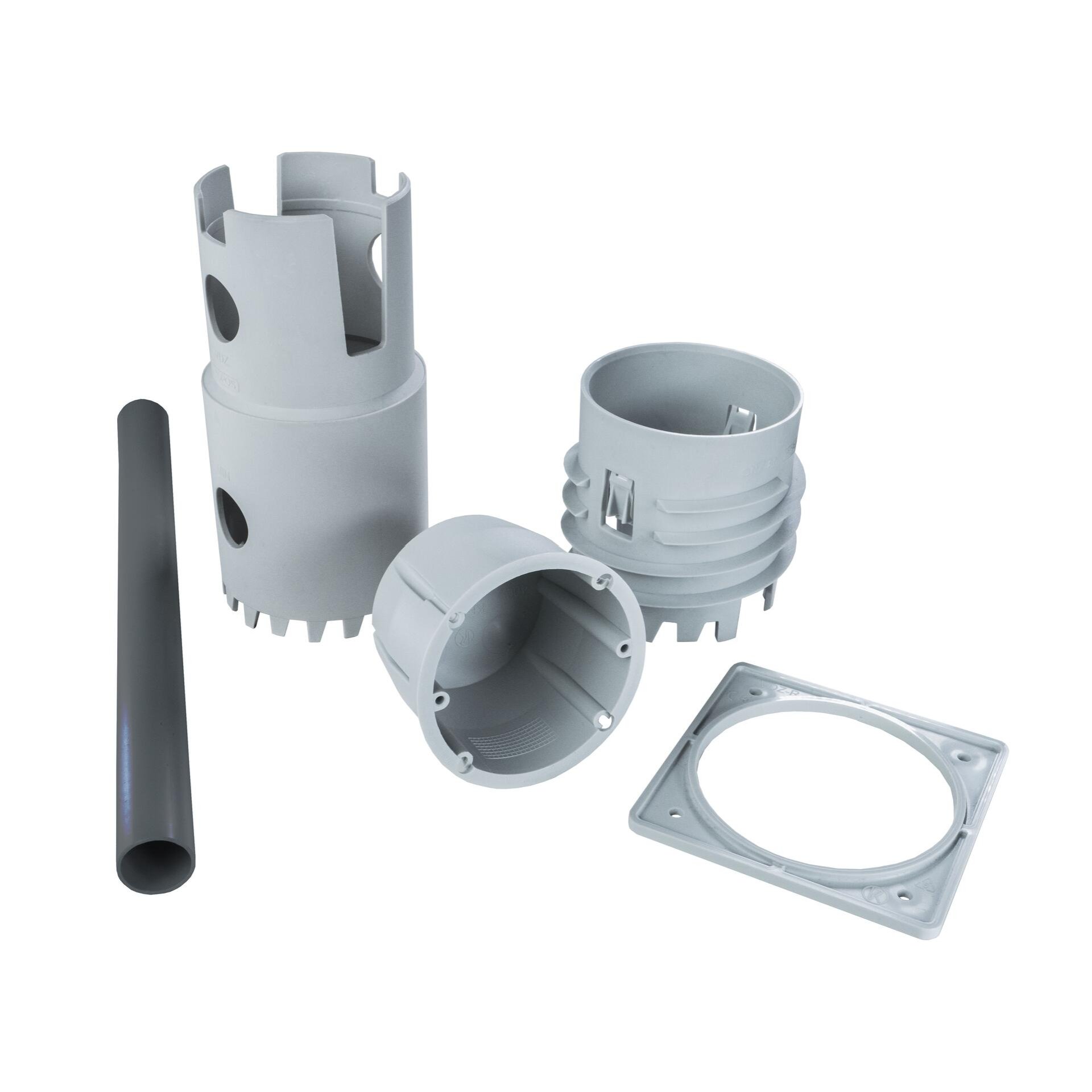 ISO-Konsole MD nachträglicher Einbau m. Elektroinstallationsdose