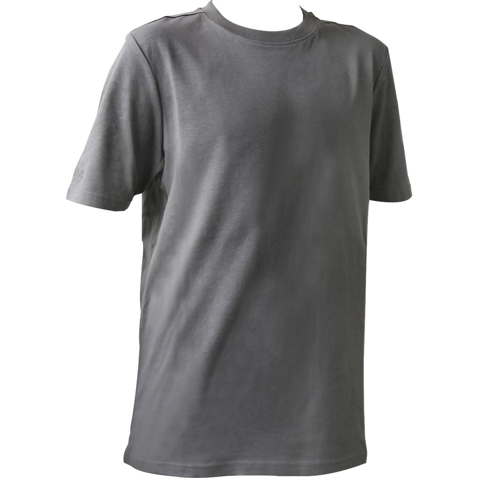 T-Shirt mit Sprügel Logo Farbe: uni anthrazit / Größe: L