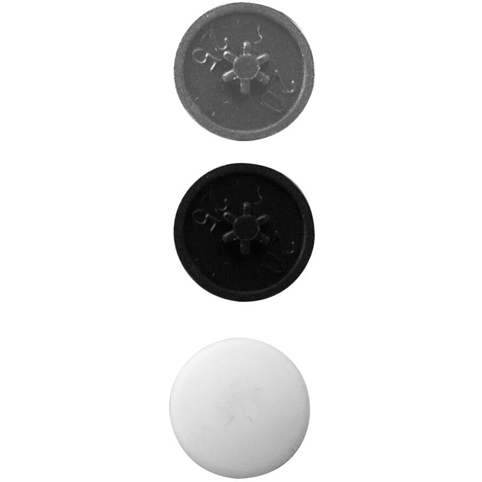 Abdeckkappen f. Fensterbauschrauben TX30-Einsatz RAL7016 anthrazitgrau