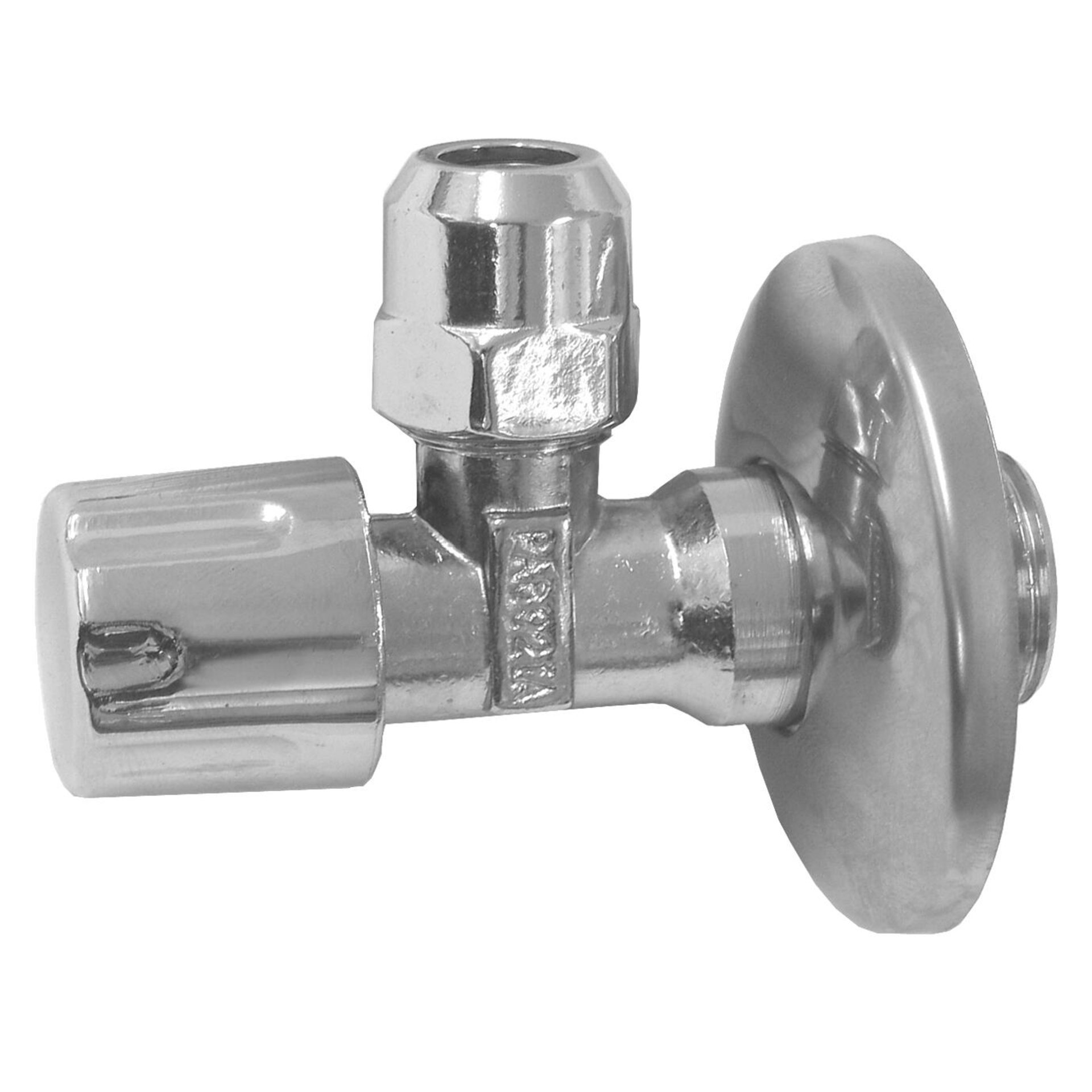 Eckventil PA-geprüft Verlängerung, Schubrosette, MS-Konus