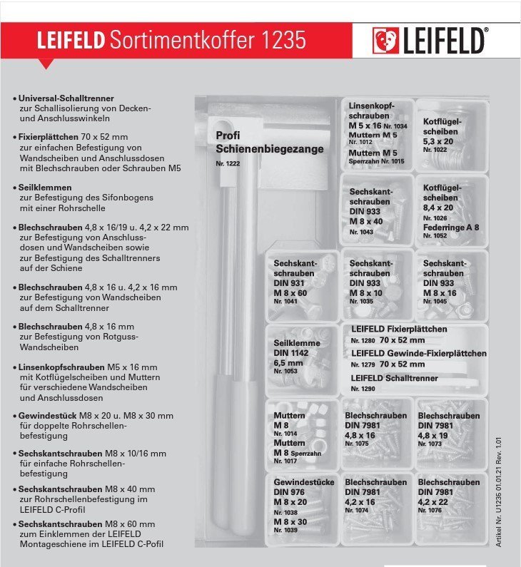 LEIFELD Sortimentkoffer