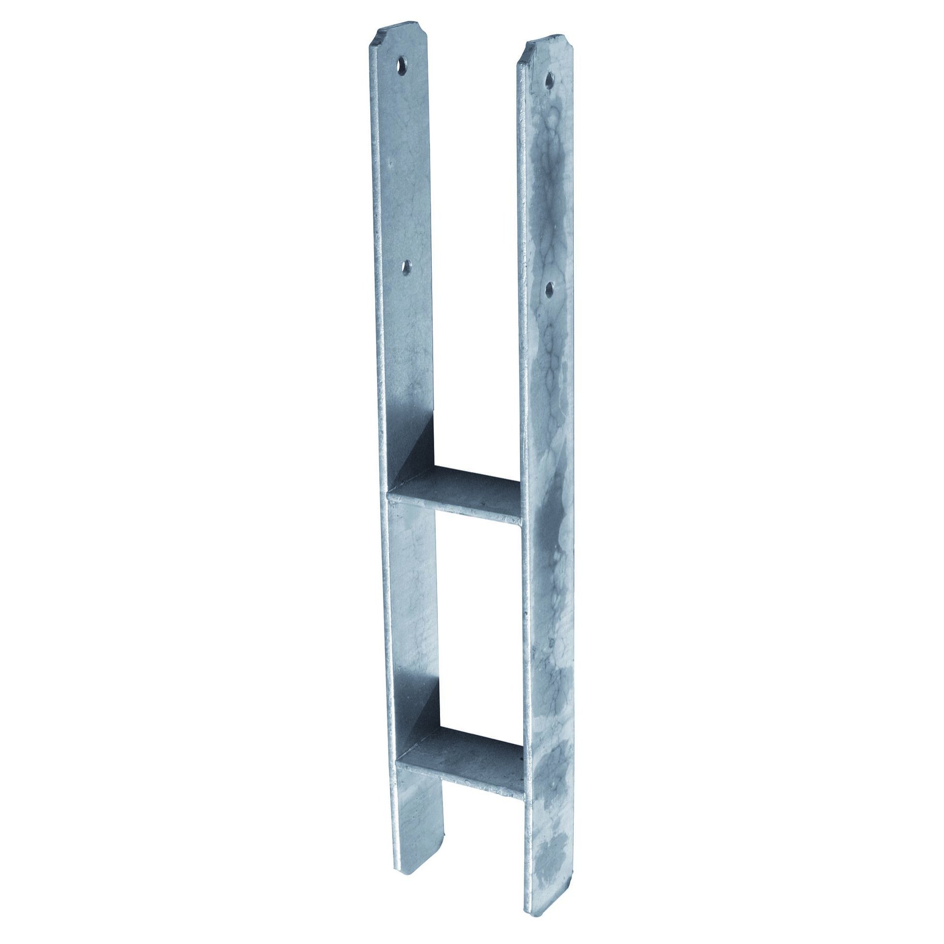 H-Pfostenträger fvz GW 101 m 600x60x6,0 mm, Pfosteneinlaß