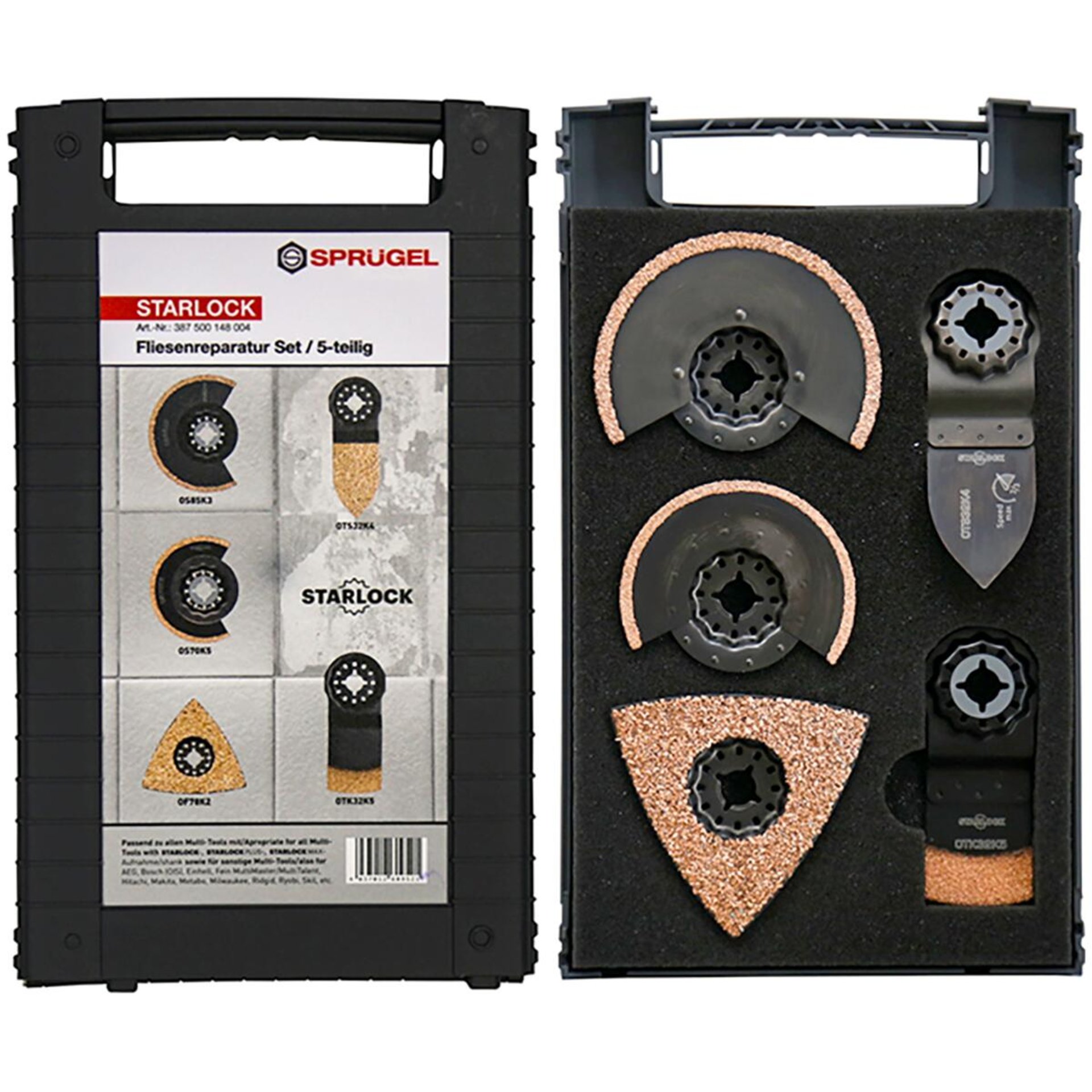 STARLOCK Fliesenreparatur Set / 5-teilig
