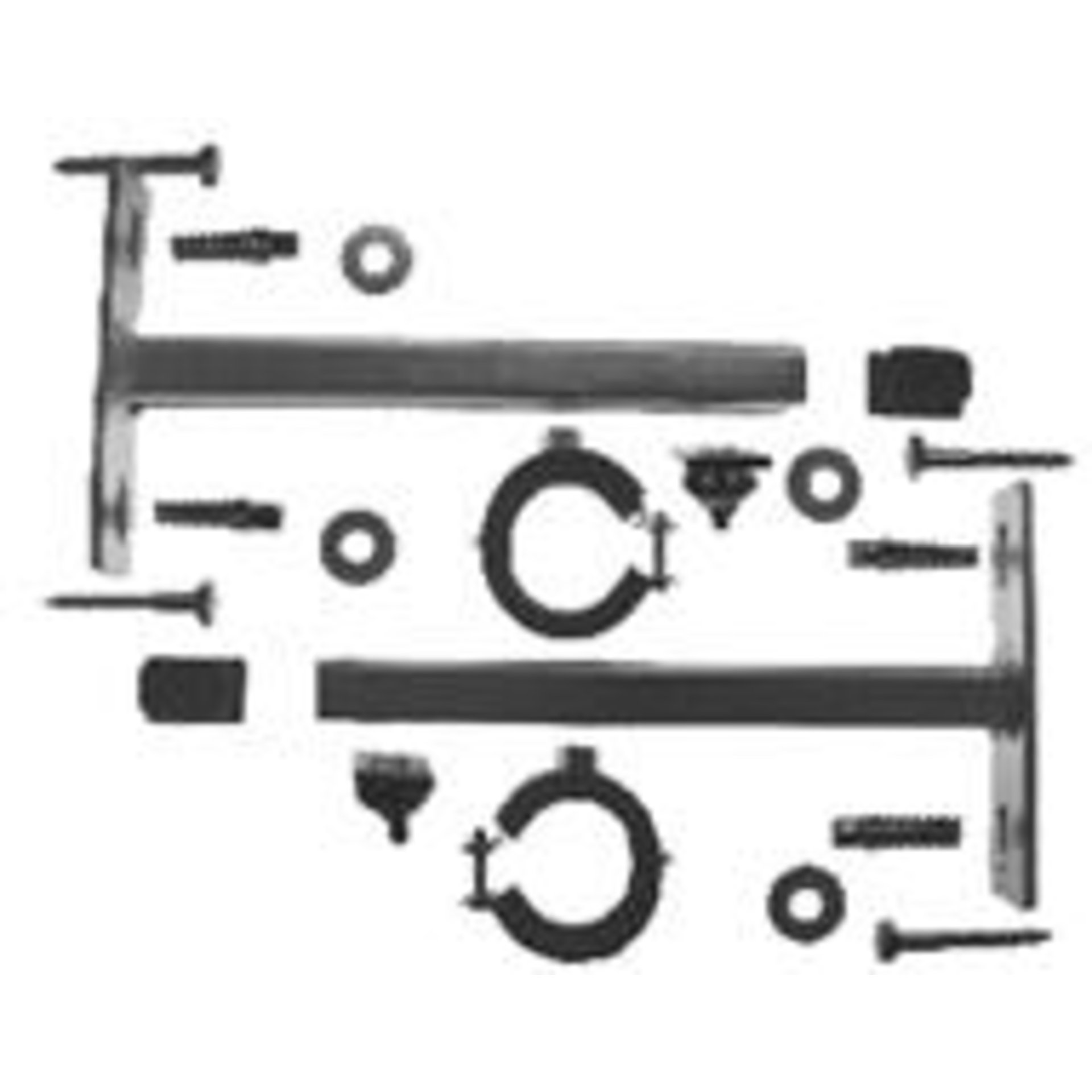 Fixpunktbefestigung für Gaszähler1" 27/18 200 mm