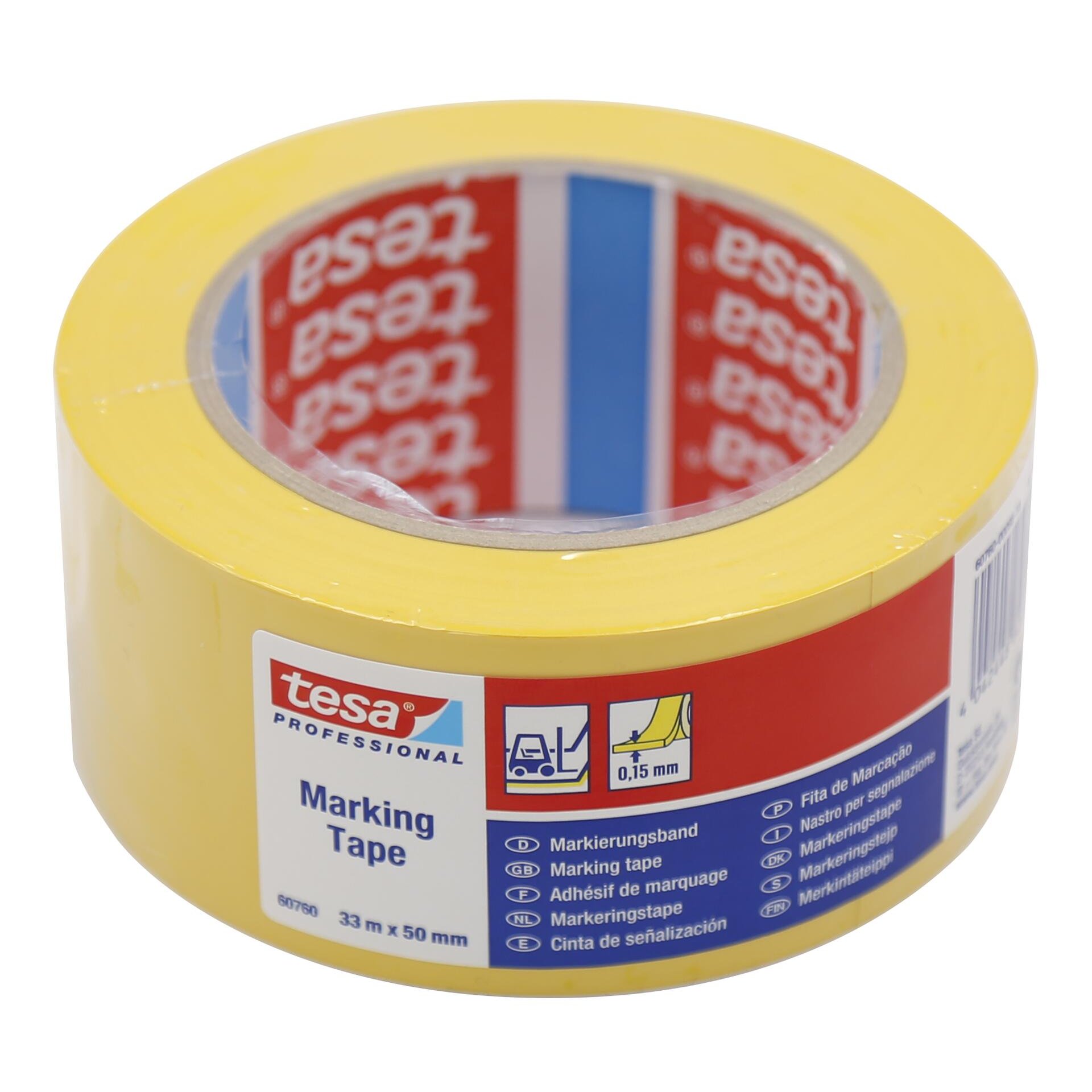 Bodenmarkierungsband gelb 50/-/33.000 mm