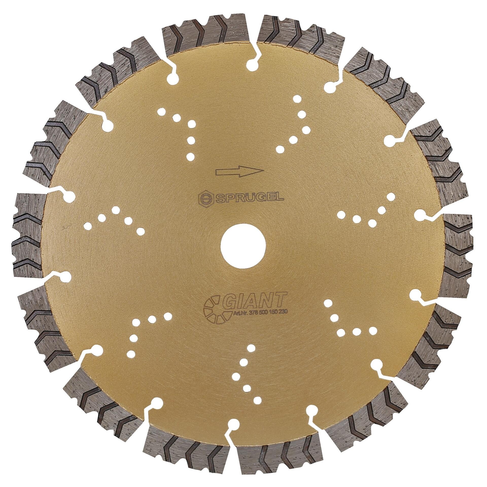 Dia-Scheibe "GIANT" 125 mm / Bohrung 22,2 mm