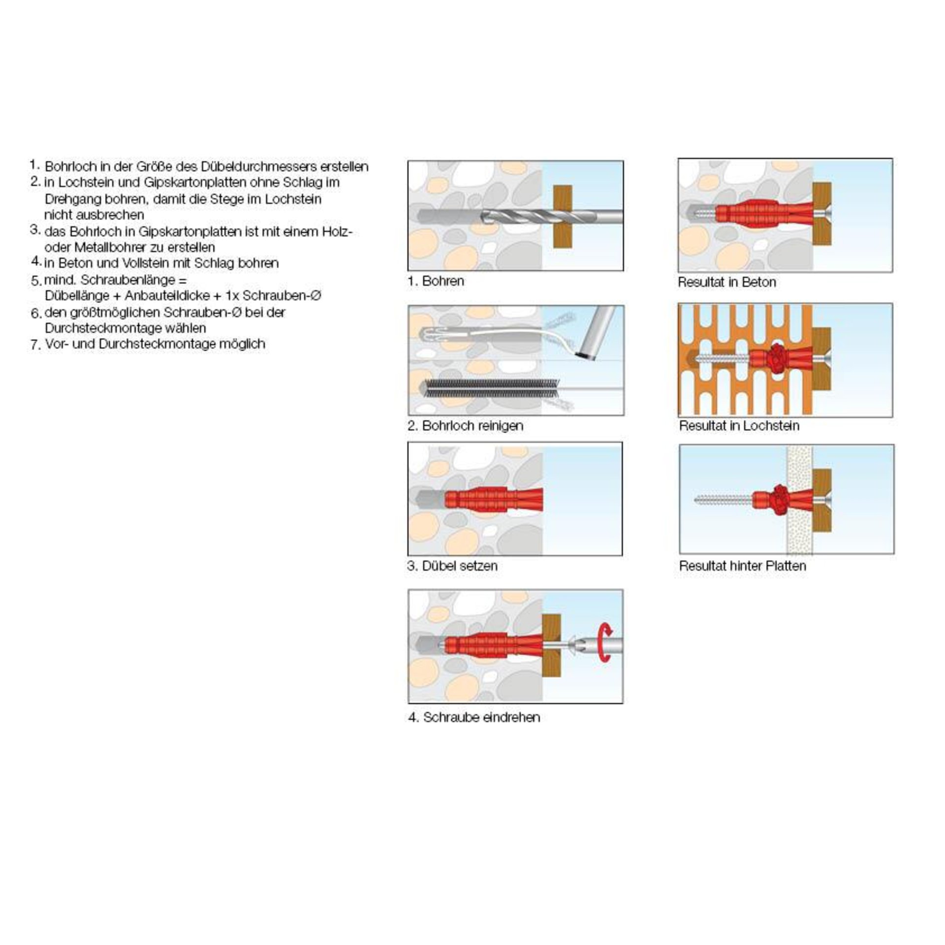 Dübel TOXTri 10 x 61