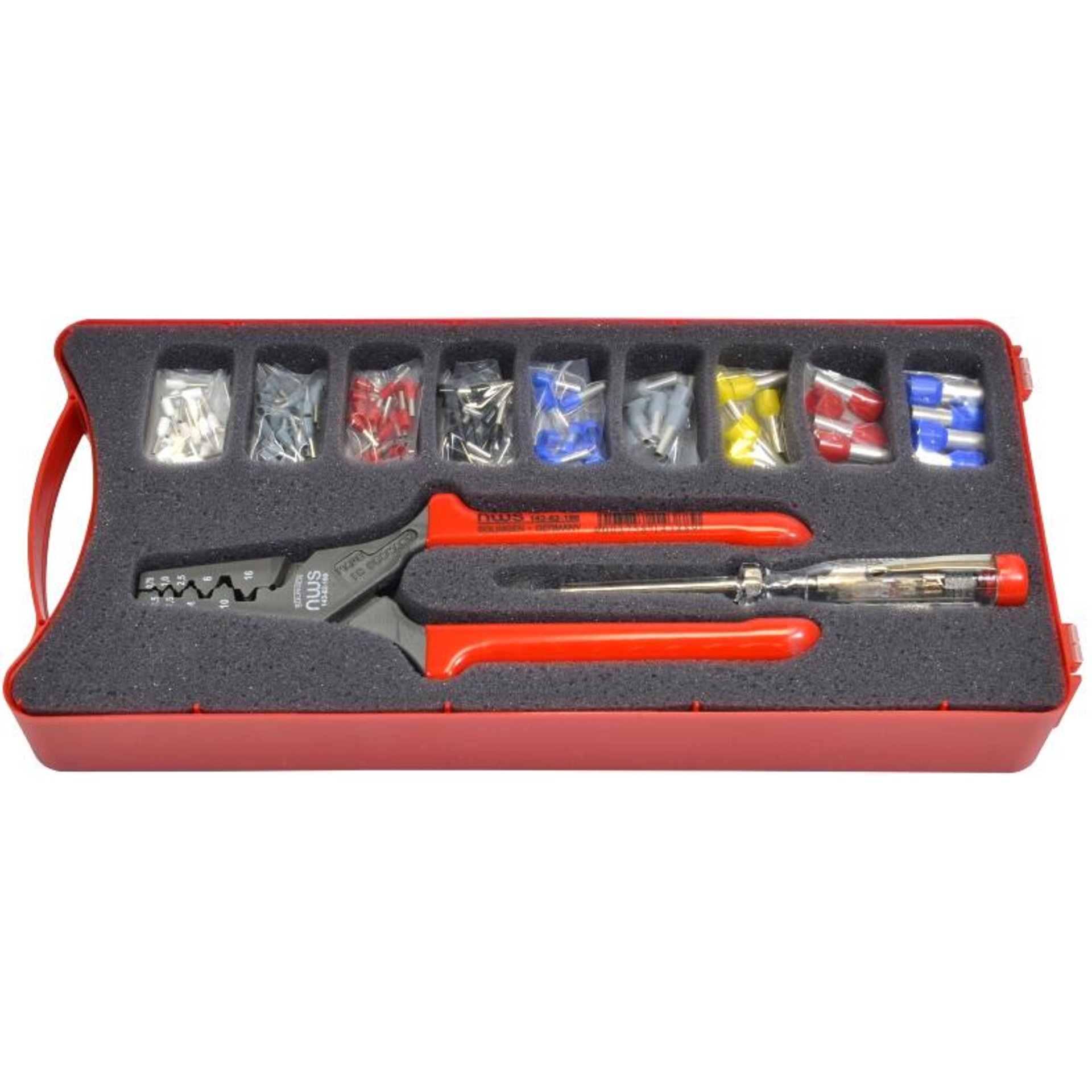 Aderendhülsen Presszangen Sortiment 143.65