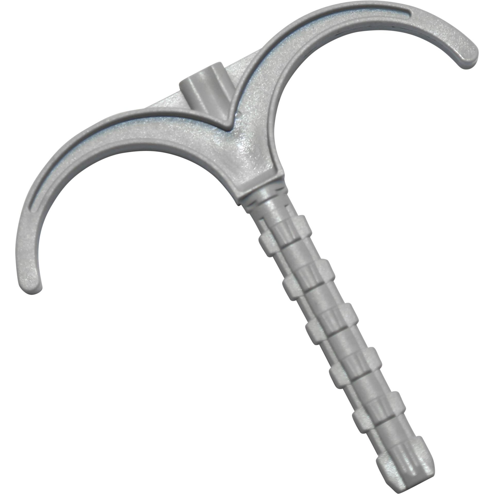 Doppelrohrhaken/Doppeldübelhaken grau 6x70