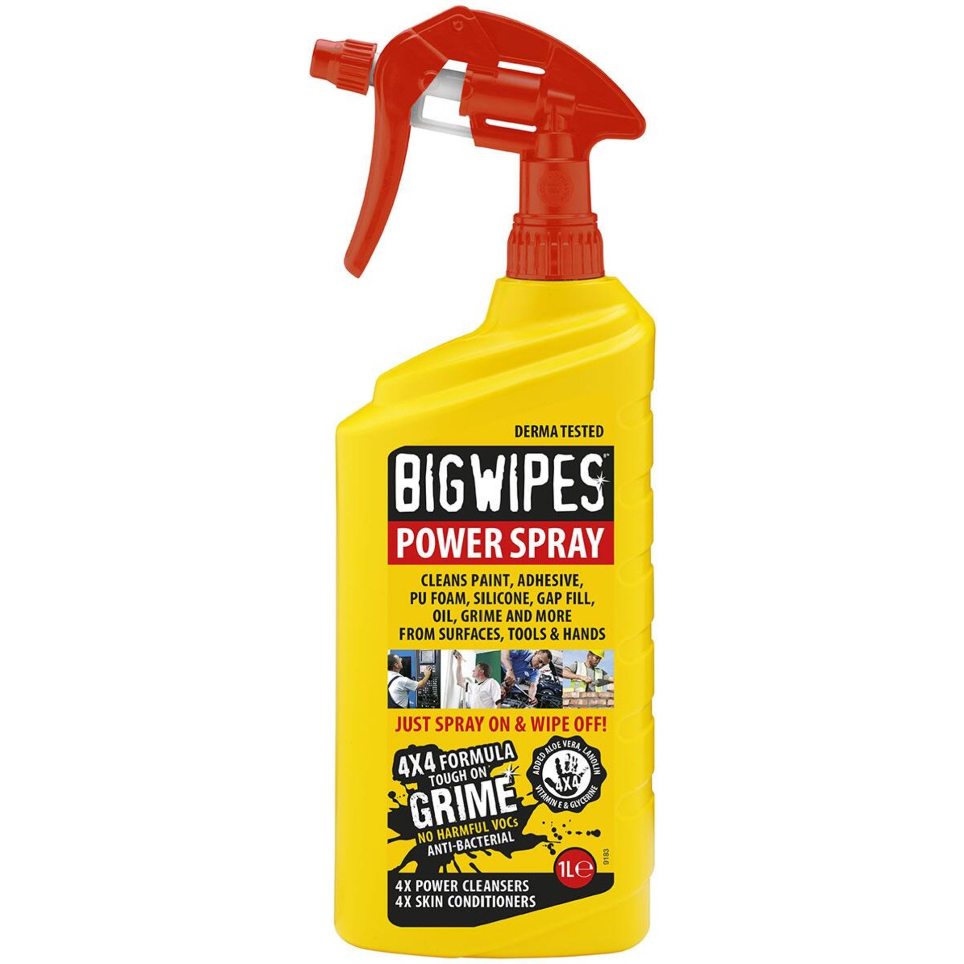 BIG WIPES Power Spray mit Druckspritzdüse