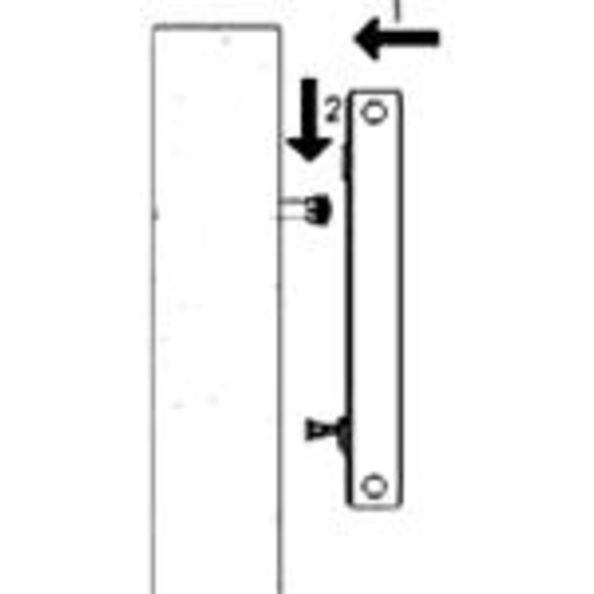 Bohrkonsole Heizkörper 200 mm (mit Laschen)
