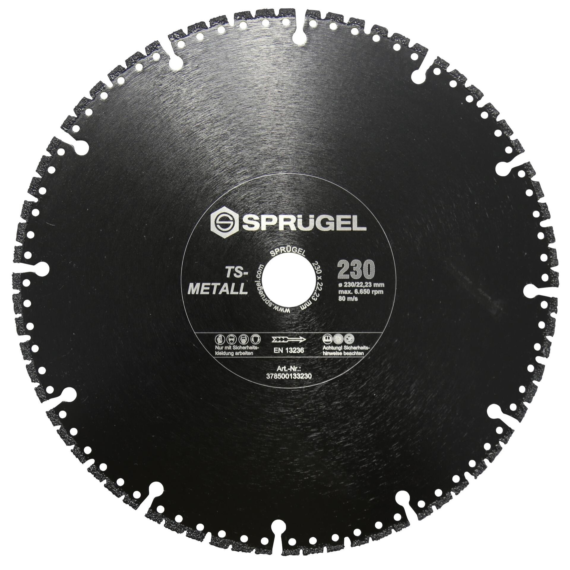 Dia Scheibe METALL 125 mm Bohrung: 22,23 mm