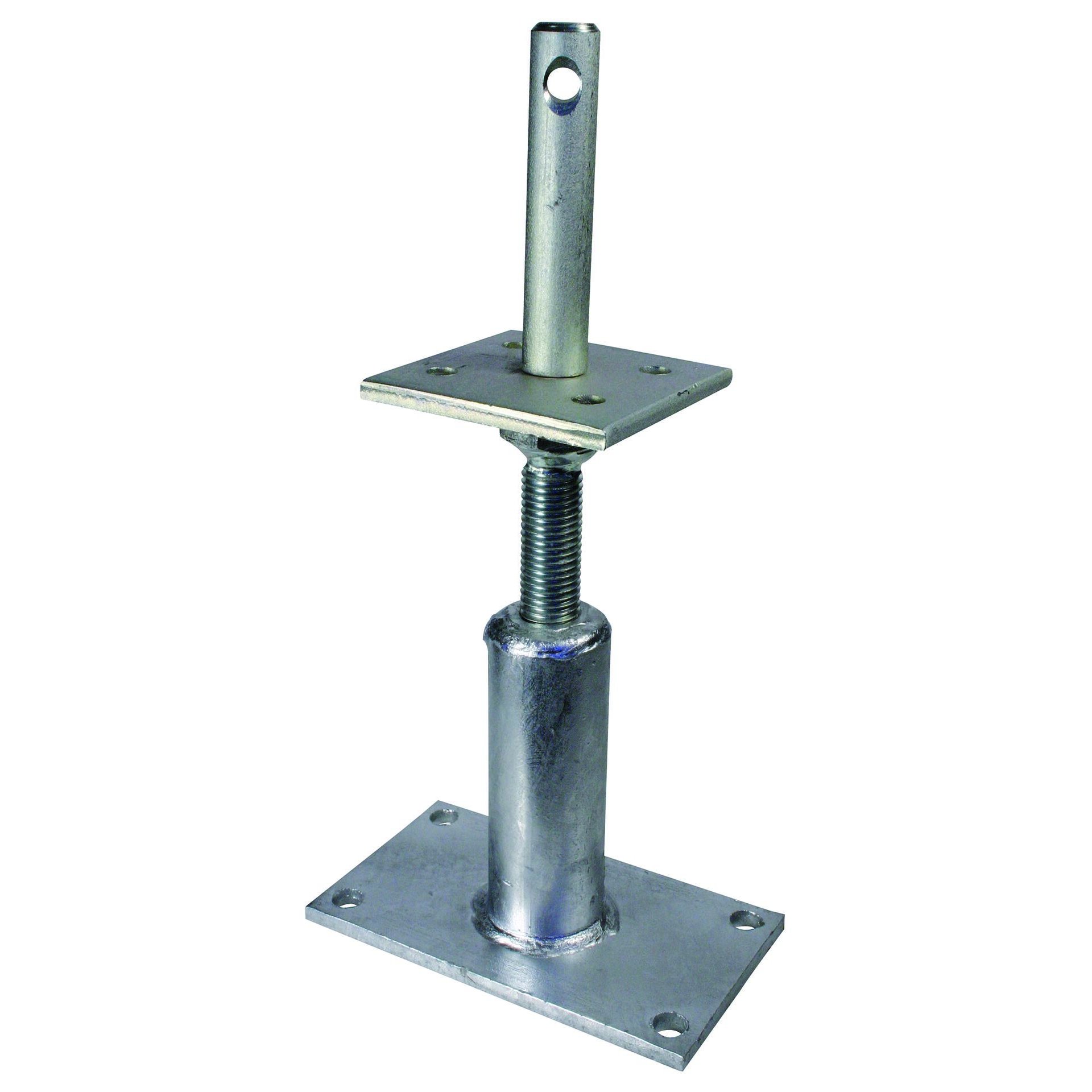 Pfostenträger fvz Rohrhöhe 1 höhenverstellbar 70 mm M 24x