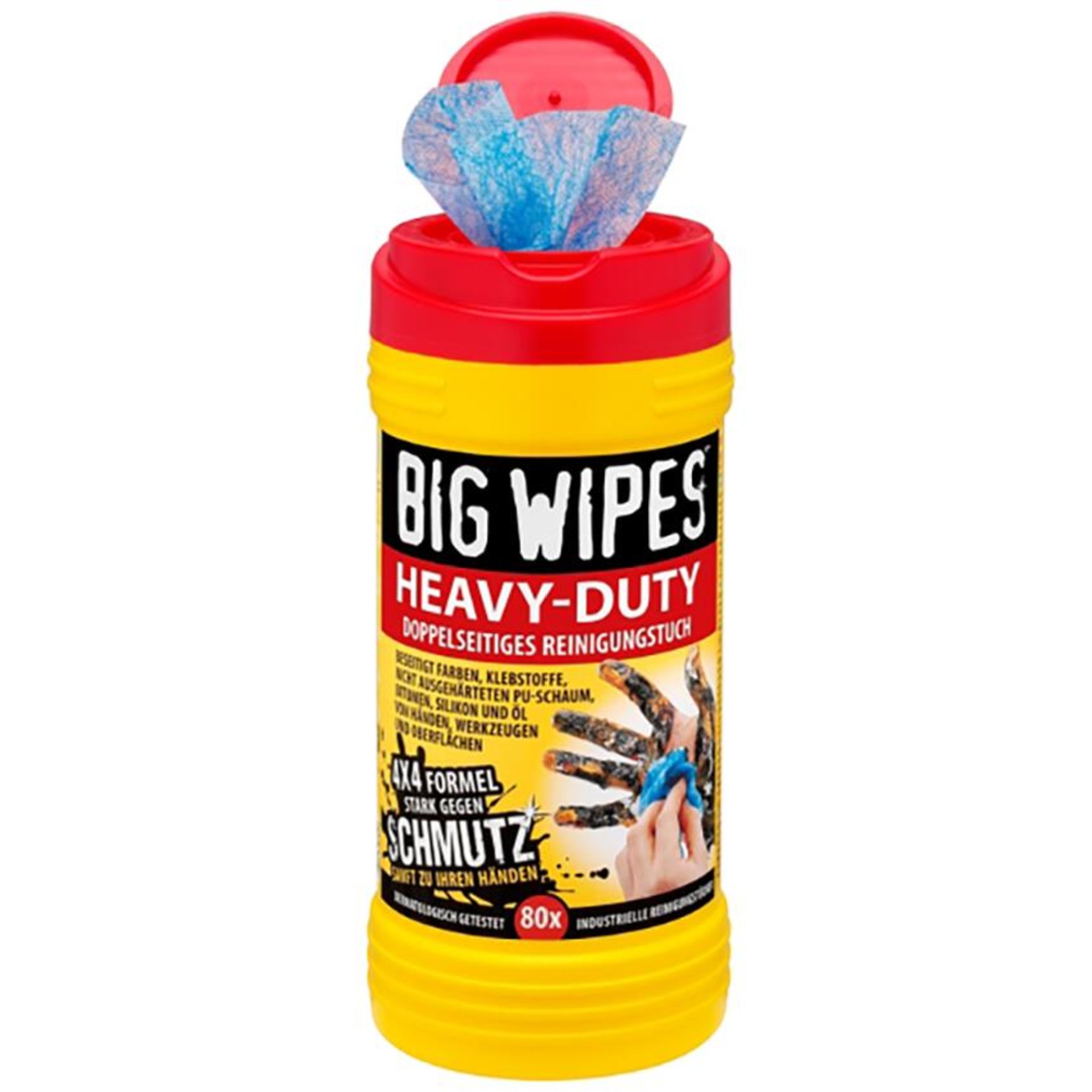 BIG WIPES Heavy Duty 80 Reinigungstücher in cleverer Dosierbox