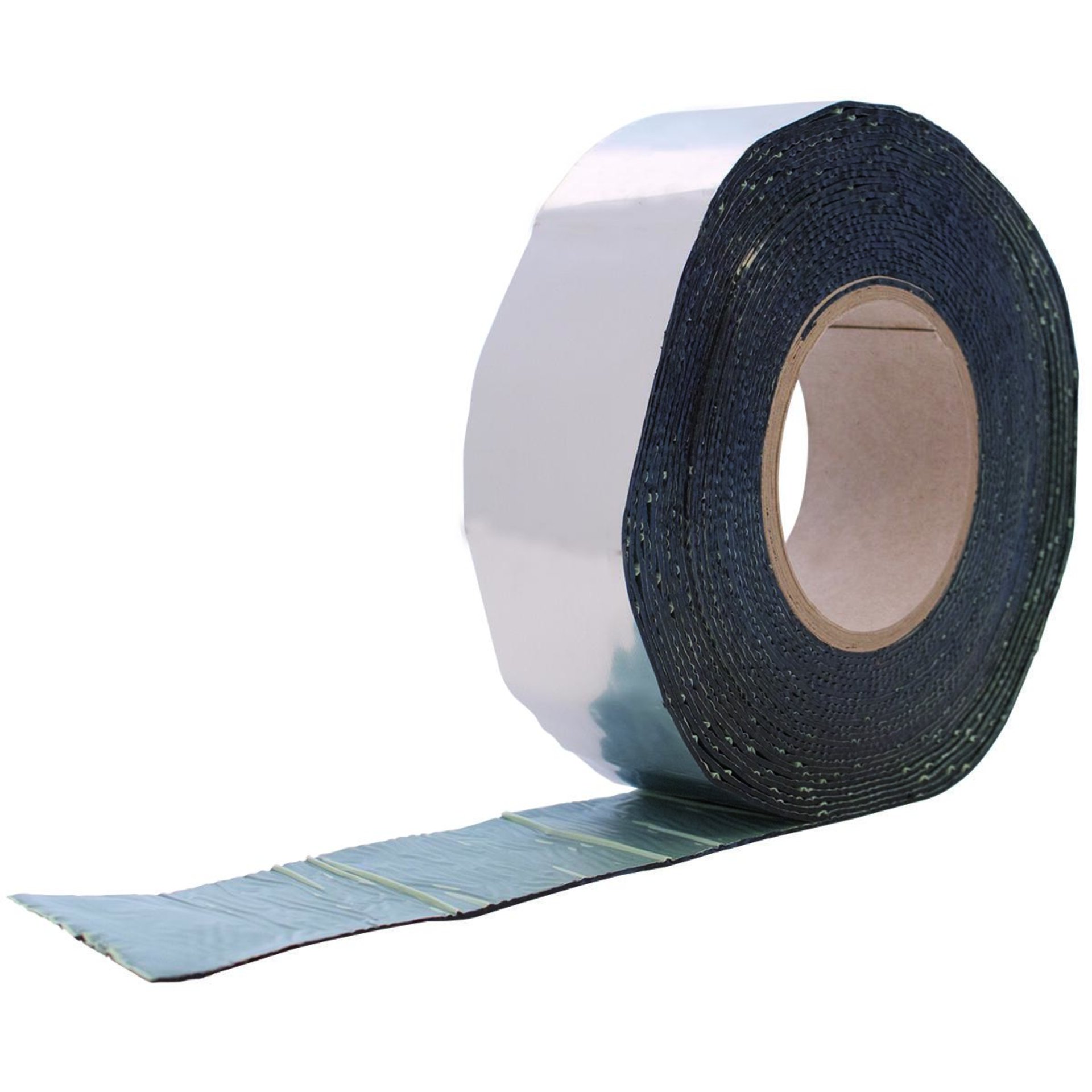 Bitumen - Reparaturband 50 mm Alu-farbig 10 m/Rolle