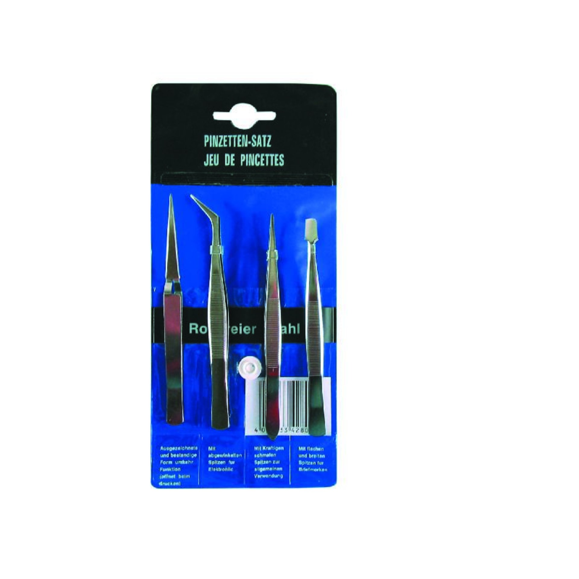 PINZETTEN-SATZ 4-TLG. SB 428.02
